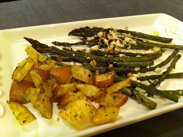 The only thing better? Serving it with  Balsamic-Glazed Roasted Asparagus with Crumbled Blue Cheese.